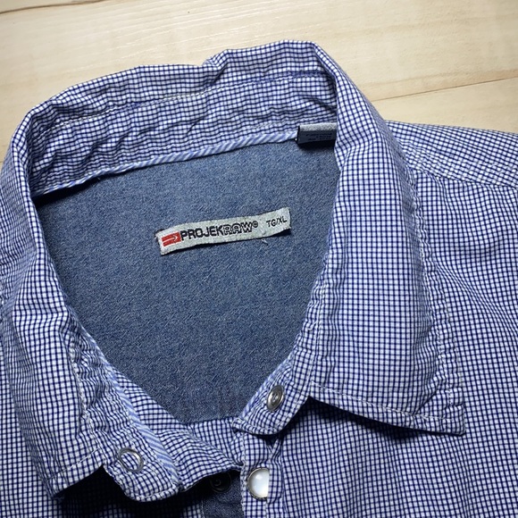 ProjekRaw L Snap Button Short Sleeve. - Picture 4 of 8